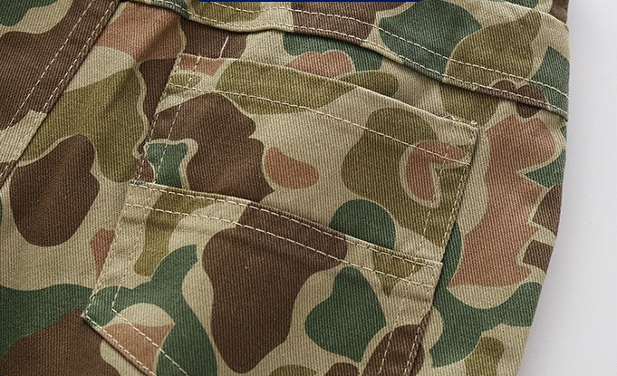 [513333] - Bawahan Pendek / Celana Style Santai Anak Import - Motif Abstract Army