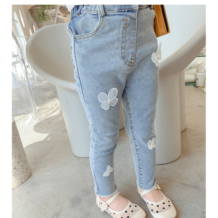 [507484] - Bawahan / Celana Fashion Anak Perempuan Import - Motif Beautiful Butterfly