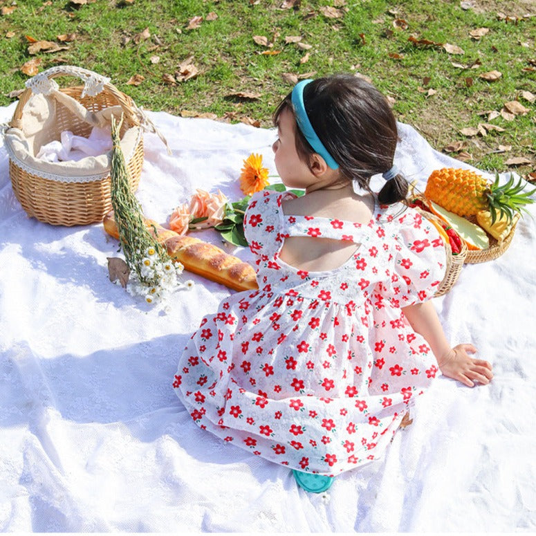 [507615] - Dress Anak Perempuan Fashion - Motif Cute Flowers