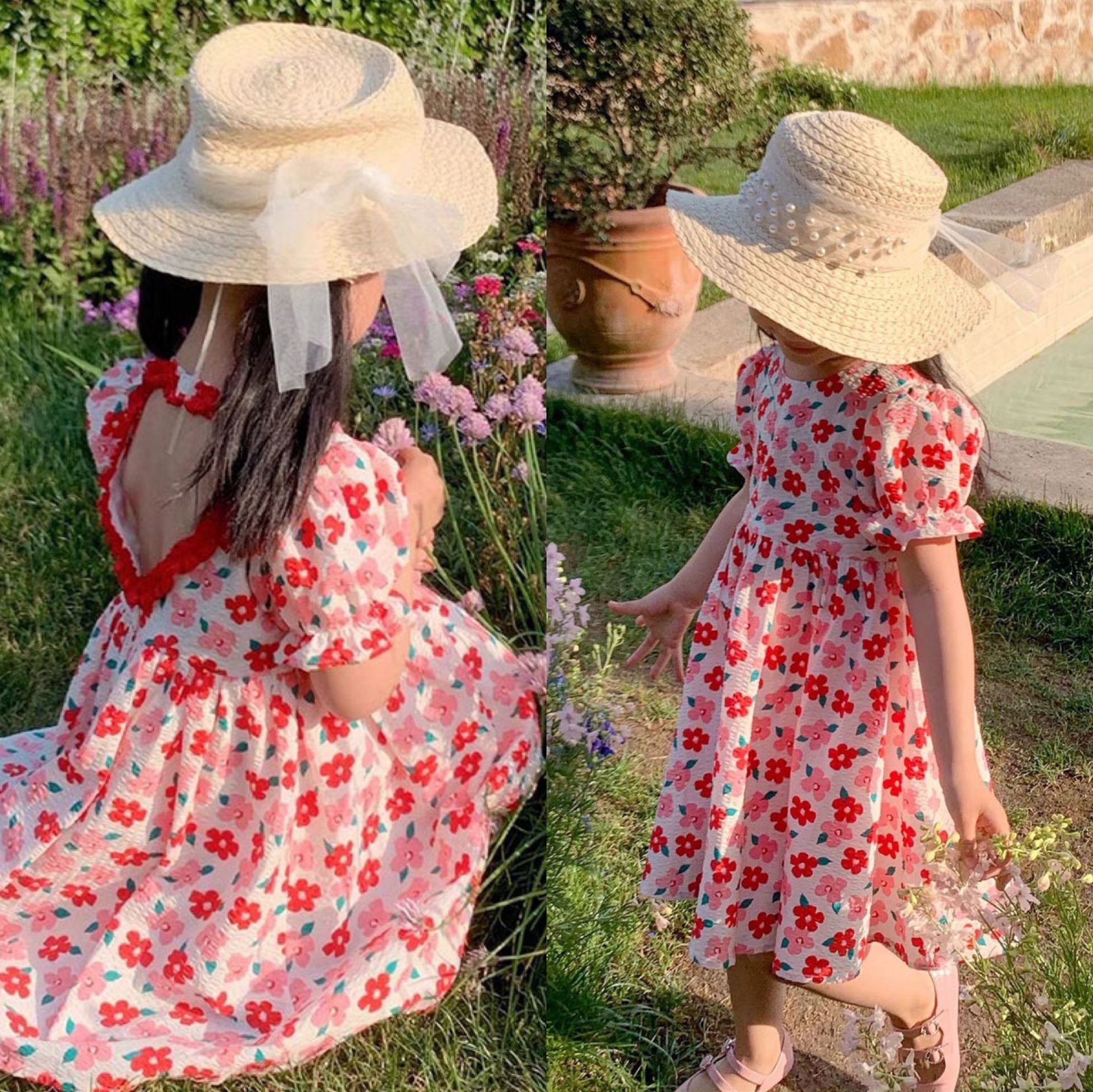 [507587] - Dress Anak Perempuan - Flower Hole