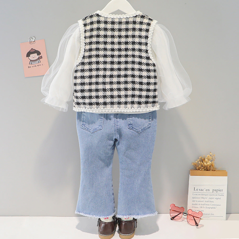 [340164] - Setelan Anak Trendy - Motif Striped Box