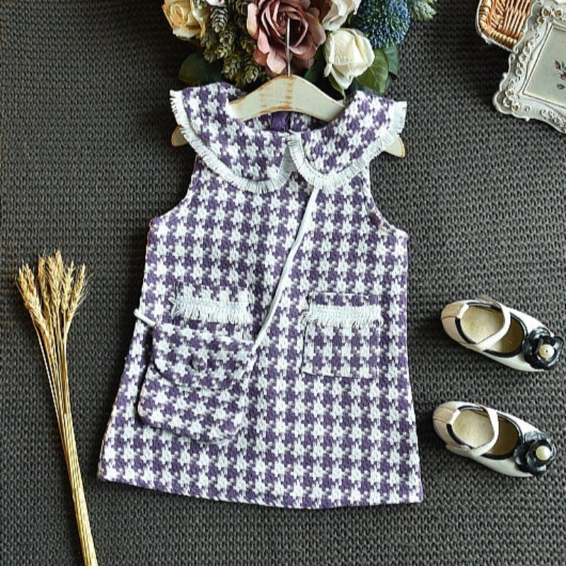 [363399] - Dress Fashion Anak Perempuan - Motif Rubber Sleeve