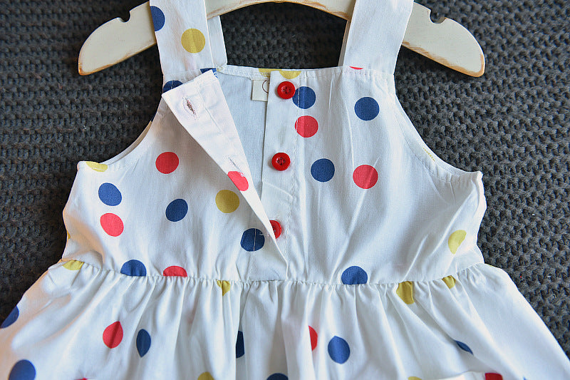 [363378] - Dress Kutung Fashion Anak Perempuan - Motif Mottled Spots