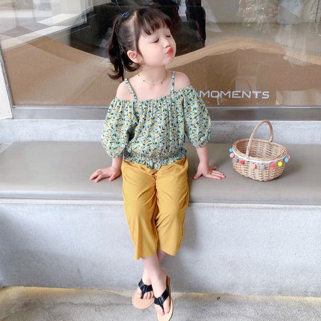 [363489] - Setelan Anak Fashion - Motif Flower Field