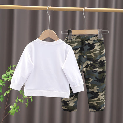 [345270] - Setelan Import Sweater 3D Anak  - Motif Cool Soldier