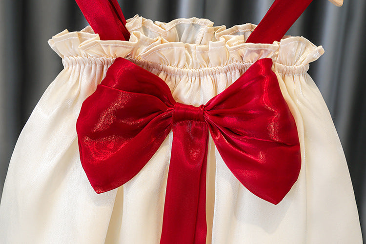 [340235] - Dress Lengan Kutung Anak Perempuan - Motif Pretty Ribbon
