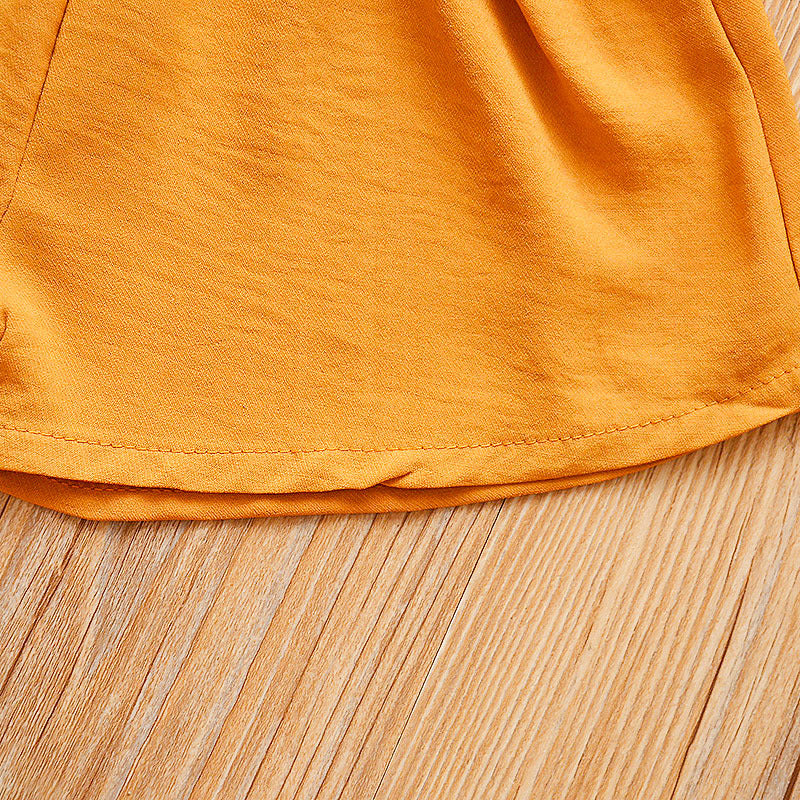 [368511] - Setelan Blouse Kutung Ootd Anak Perempuan - Motif Rope Collar