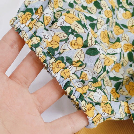[363489] - Setelan Anak Fashion - Motif Flower Field