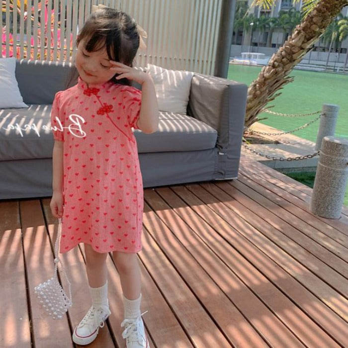 [507449] - Dress Fashion Anak Perempuan - Motif Simple Color
