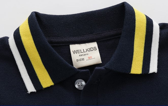 [513146] - Atasan Kaos Polo Fashion Anak - Motif Old Car