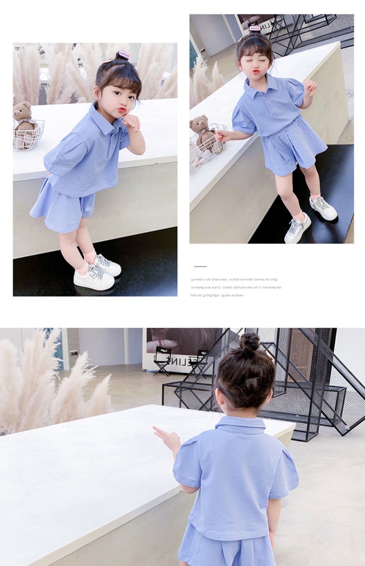[507616] - Setelan Fashion Anak Perempuan - Motif Casual Plain