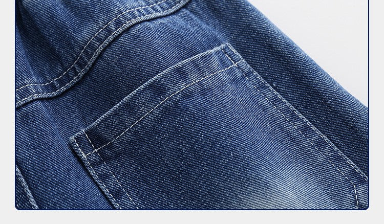 [513309] - Bawahan Pendek / Celana Jeans Anak - Motif Faded Rips