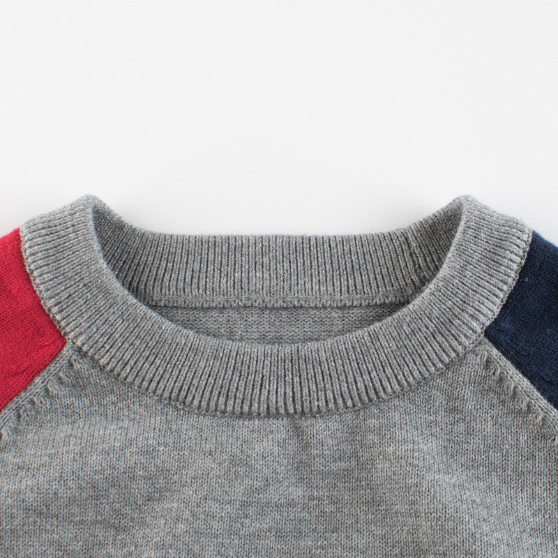 [121314] - Atasan Sweater Style Casual Anak - Motif Abstract Collor