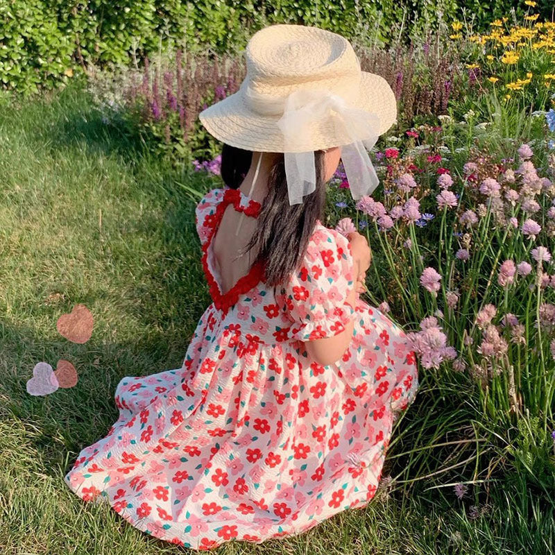 [507587] - Dress Anak Perempuan - Flower Hole
