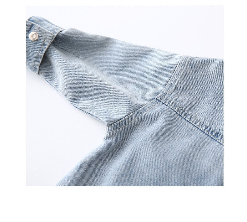 [119265] - Jaket Jeans Style Anak - Motif Denim Style