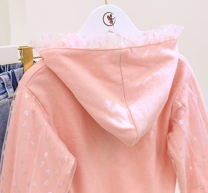 [363445] - Setelan Sweater Hoodie Fashion Anak - Motif Horse Queen