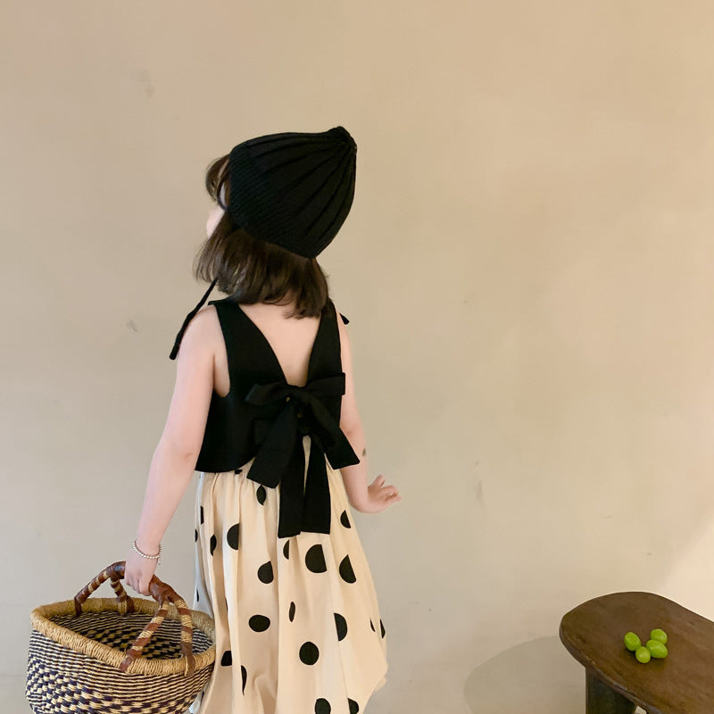 [507482] - Setelan Ootd Anak Perempuan - Motif Big Circle