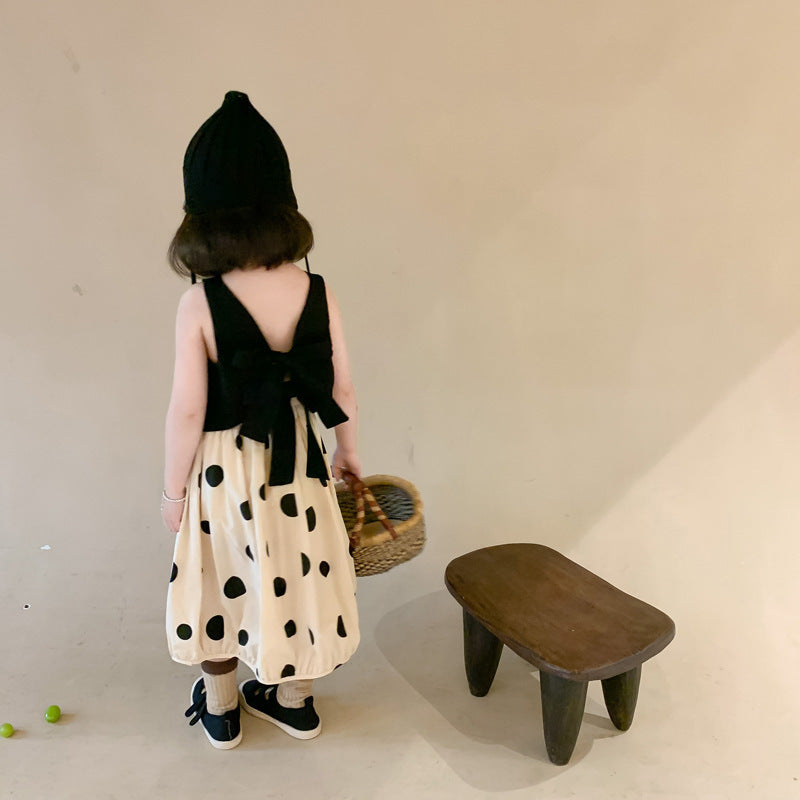[507482] - Setelan Ootd Anak Perempuan - Motif Big Circle