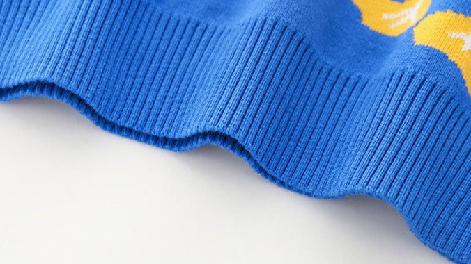 [513666] - Atasan Sweater Crewneck Lengan Panjang Anak Laki-Laki - Motif Sailor Bird