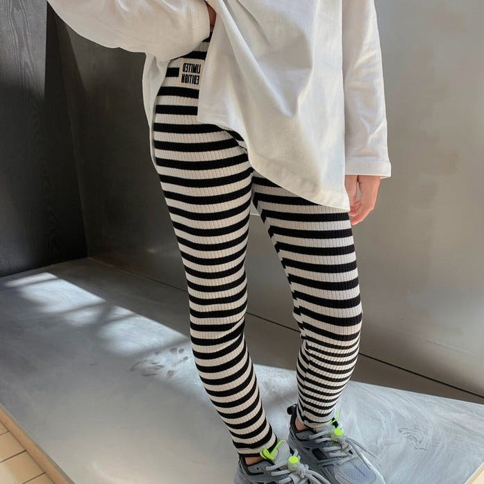 [507713] - Celana Panjang Legging Slim Import Anak Perempuan - Motif Tight Flex