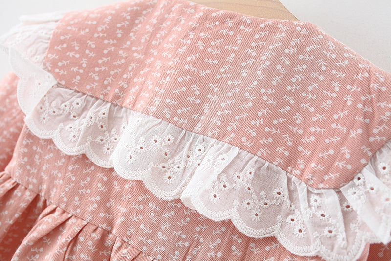 [102349] - Dress Fashion Anak Perempuan - Motif Wide Collar