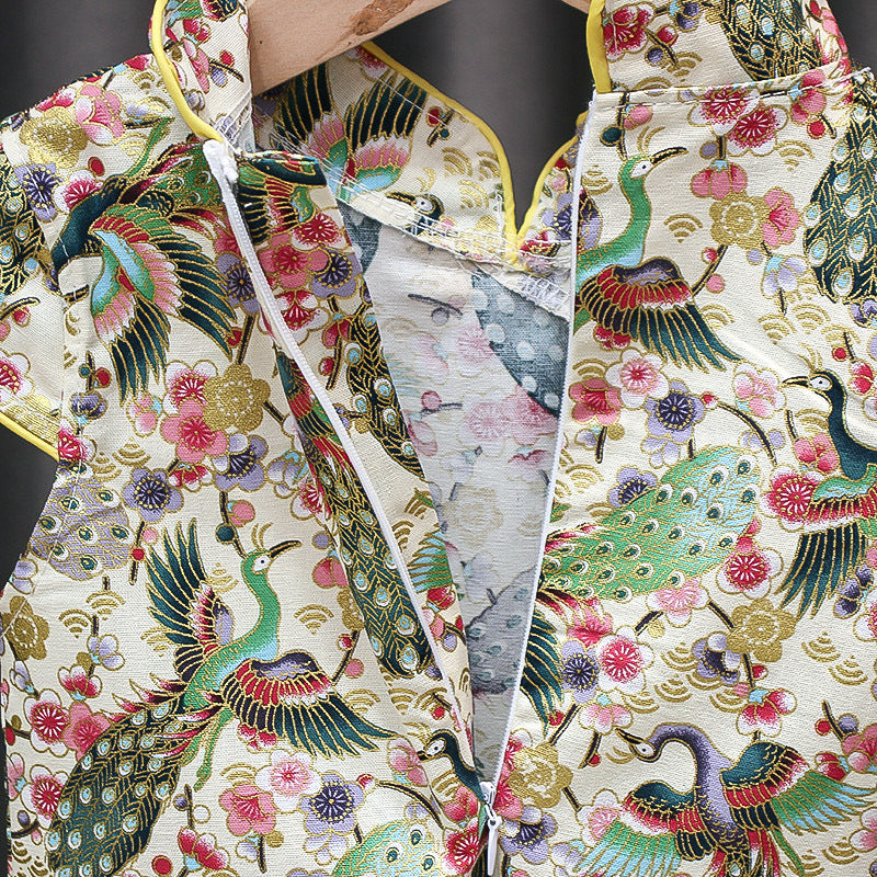 [368527] - Dress Kutung Fashion Anak - Motif Abstract Peacock