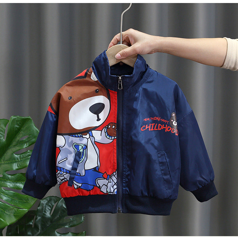 [119259] - Jaket Style Keren Anak - Motif Little Bear