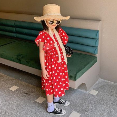 [507297] - Dress Fashion Anak Perempuan - Motif Wide Arm