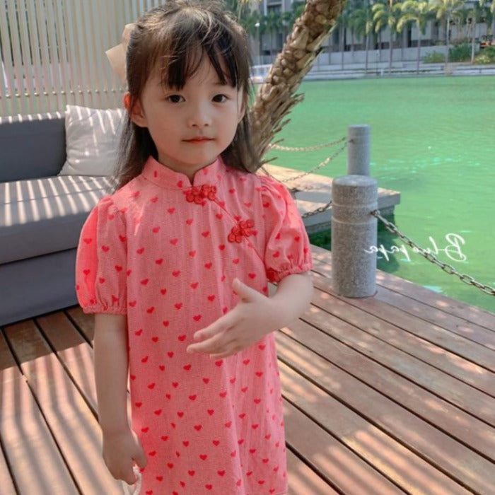 [507449] - Dress Fashion Anak Perempuan - Motif Simple Color