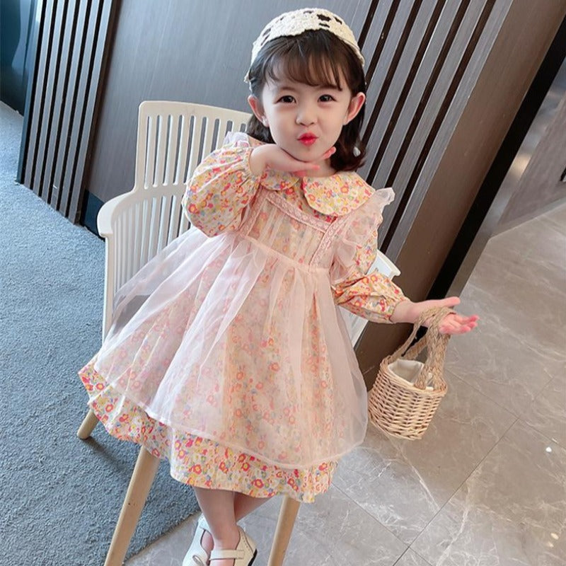 [363417] - Dress Fashion Anak Perempuan - Motif Beautiful Flower