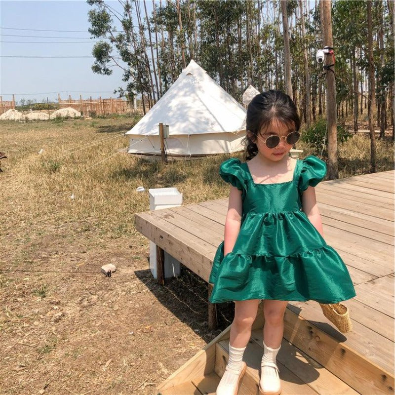 [507334] - Dress Fashion Anak Perempuan - Motif Bloated Arm