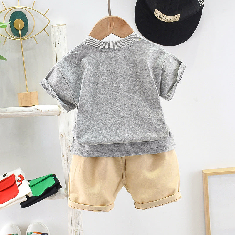 [368420] - Setelan Kaos Fashion Anak - Motif Cute Pouch
