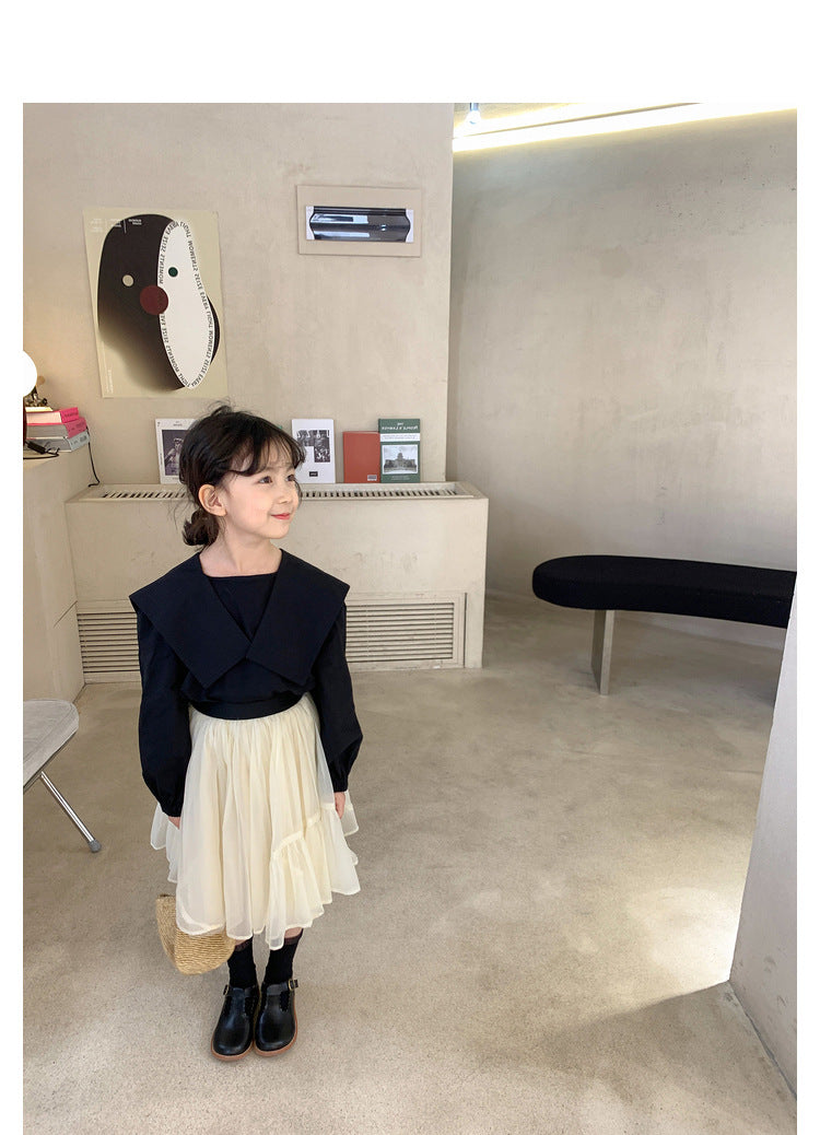 [507345] - Bawahan Rok Fashion Anak Perempuan - Motif Plain Color