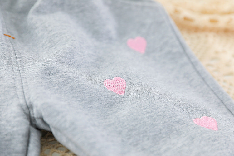 [340133] - Setelan Blouse Fashion Anak Perempuan - Motif Love Rabbit