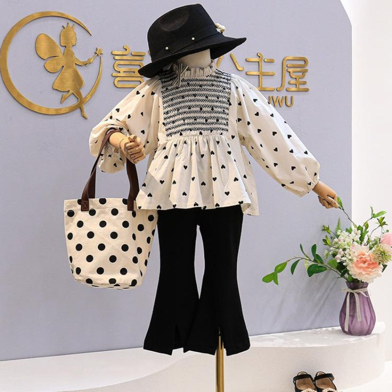 [363418] - Setelan Blouse Fashion Anak Perempuan - Motif Little Love