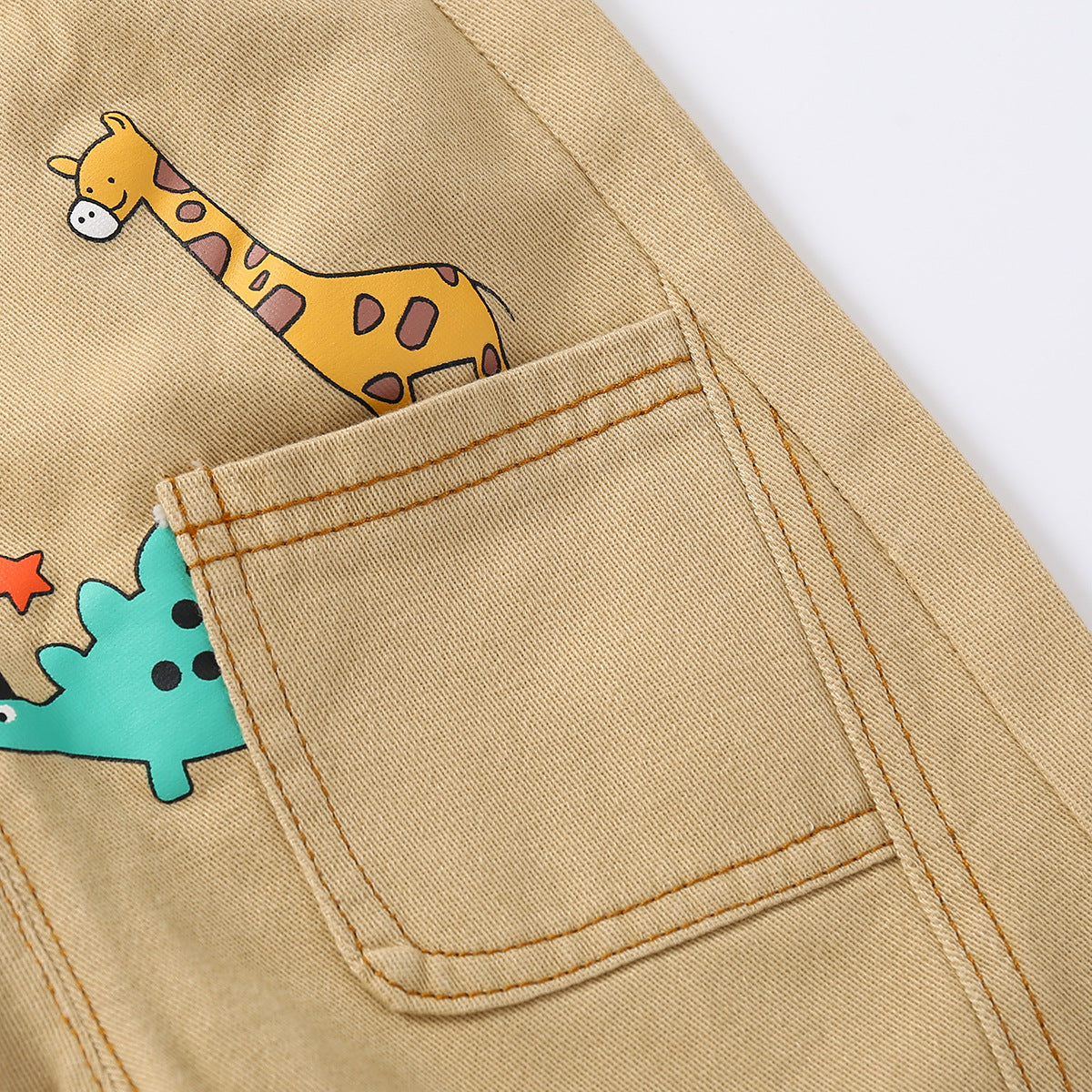 [513608] - Bawahan Celana Panjang Chino Anak Cowok - Motif Little Giraffe
