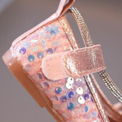 [343201] - Sepatu Slip On Fashion Stylish Anak Import - Motif Glitter Beads