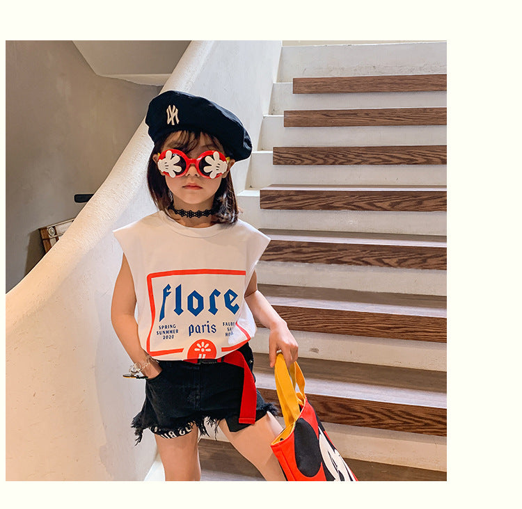 [507298] - Celana Pendek Fashion Anak Perempuan - Motif Ripped Jeans