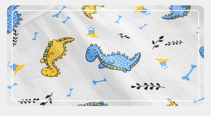 [513131] - Atasan Kemeja Fashion Anak Laki-Laki - Motif Little Dino