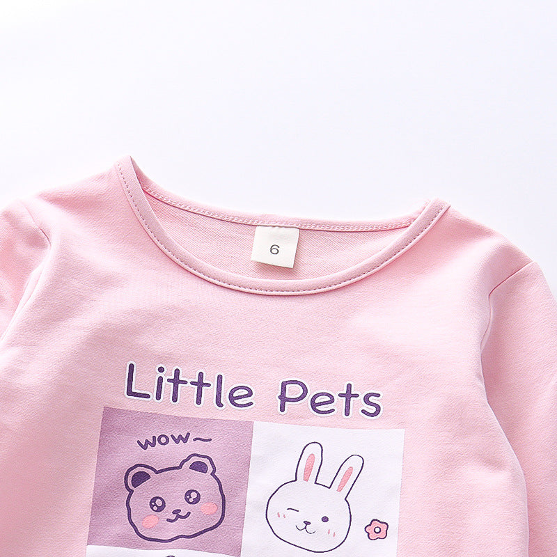 [340190] - Setelan 3 in 1 Trendy Anak - Motif Rabbit Face 3D