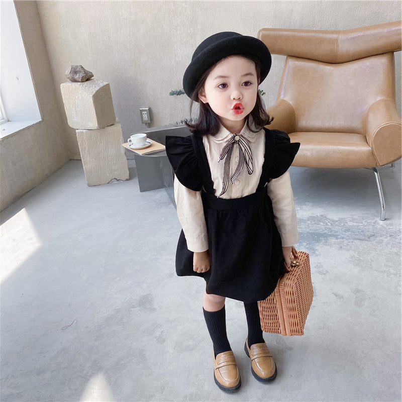[507464] - Setelan Ootd Fashion Anak Perempuan - Motif Ribbon Tie