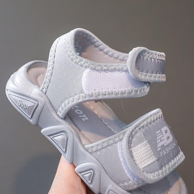 [343212] - Sepatu Sandal Fashion Stylish Anak Import - Motif Casual Strip
