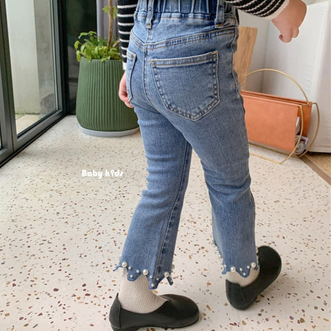 [507479] - Bawahan / Celana Fashion Anak Perempuan - Motif Pearl Denim