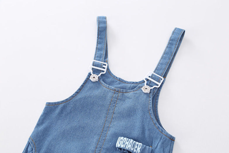 [368421] - Setelan Overall Fashion Anak - Motif Side Pockets