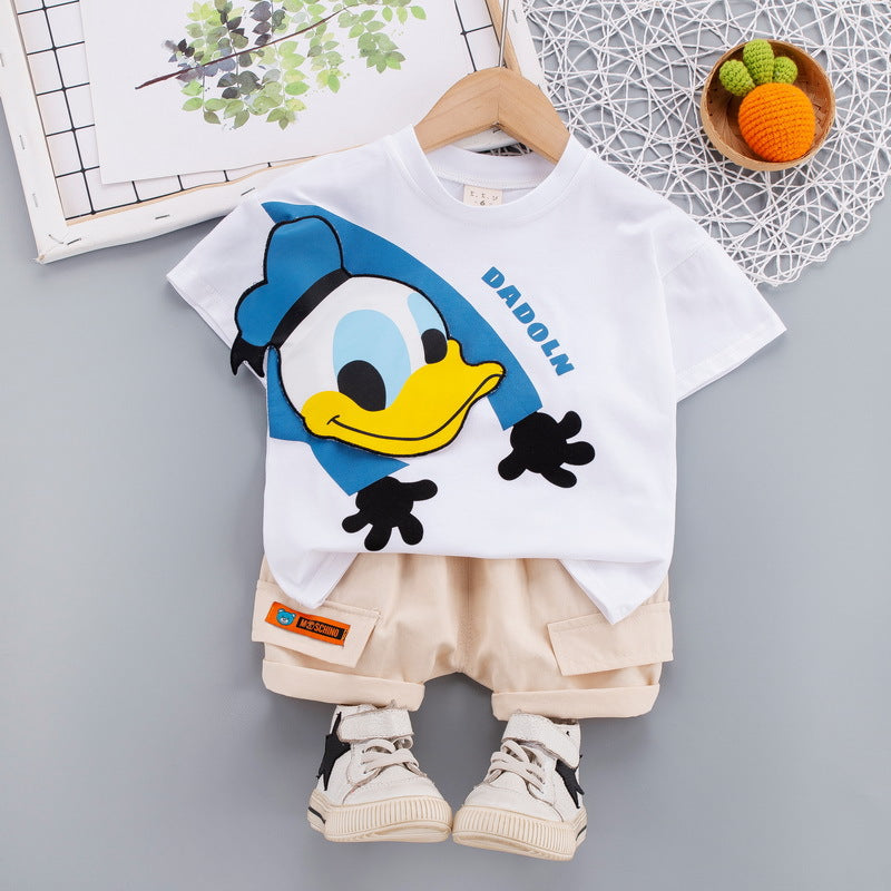 [368370] - Setelan Kaos Hypes Fashion Anak - Motif Duck