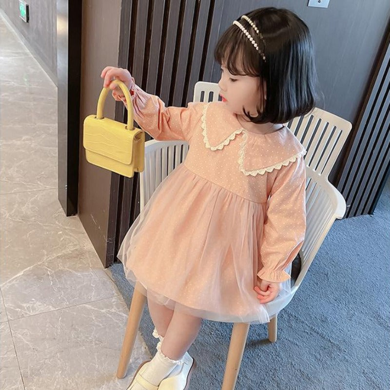 [507527] - Dress Fashion Anak Perempuan - Motif Plain Color