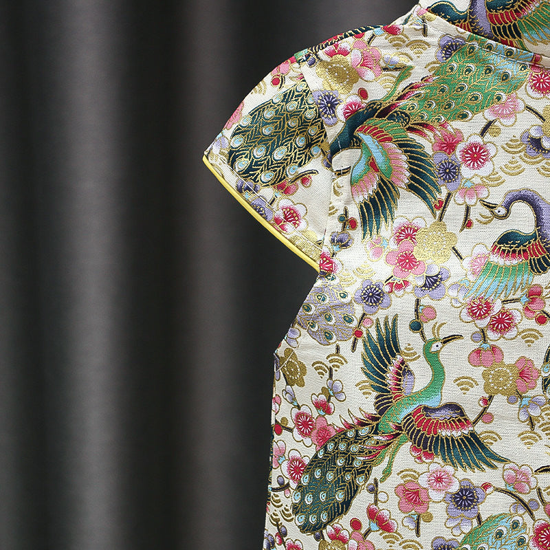 [368527] - Dress Kutung Fashion Anak - Motif Abstract Peacock