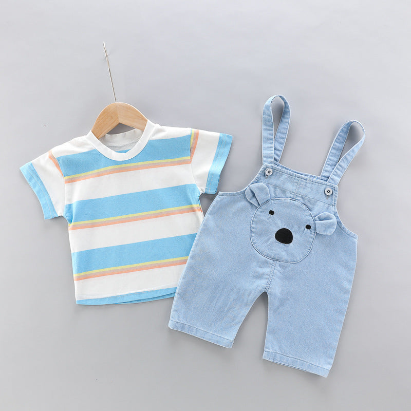 [368384] - Setelan Overall Fashion Anak - Motif Koala Face