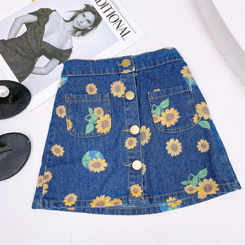 [363395] - Setelan Ootd Fashion Anak Perempuan - Motif Sunflower