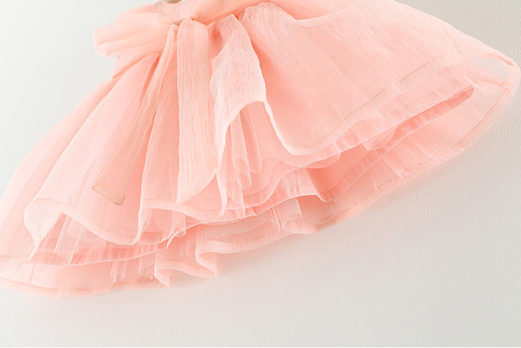 [340154] - Dress Kekinian Fashionable Anak Perempuan - Motif Tassel Sleeve